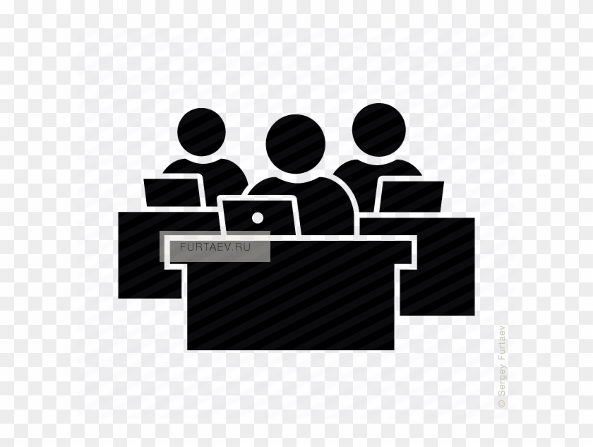 People At Computers Icon Clipart #3586247