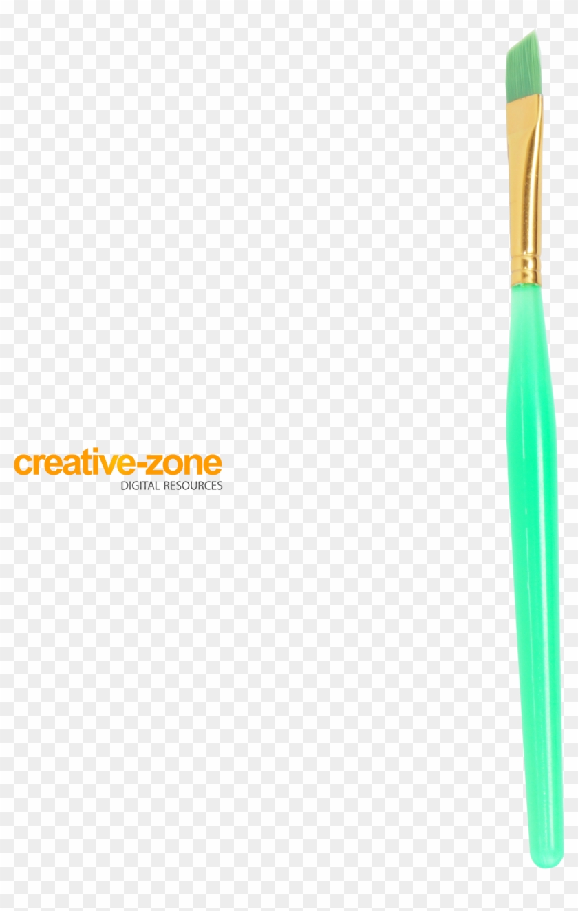 Brush, Paintbrush, Turquoise, Transparent - Paint Brush Clipart #3586415