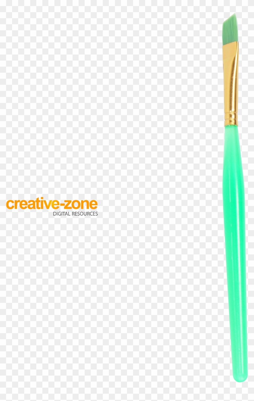 Brush, Paintbrush, Turquoise, Transparent - Paint Brush Clipart