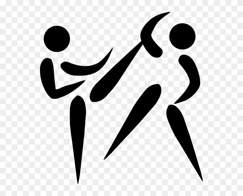 How To Set Use Karate Svg Vector - Self Defense Clipart - Png Download