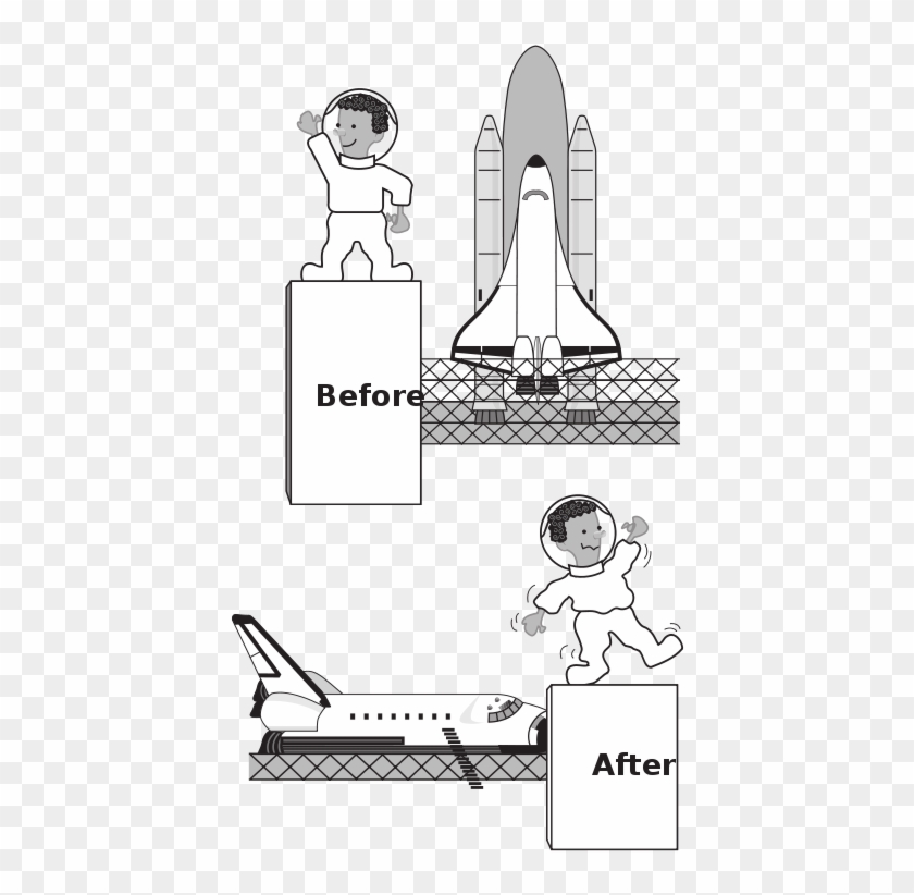 Space Shuttle Clip Art - Png Download