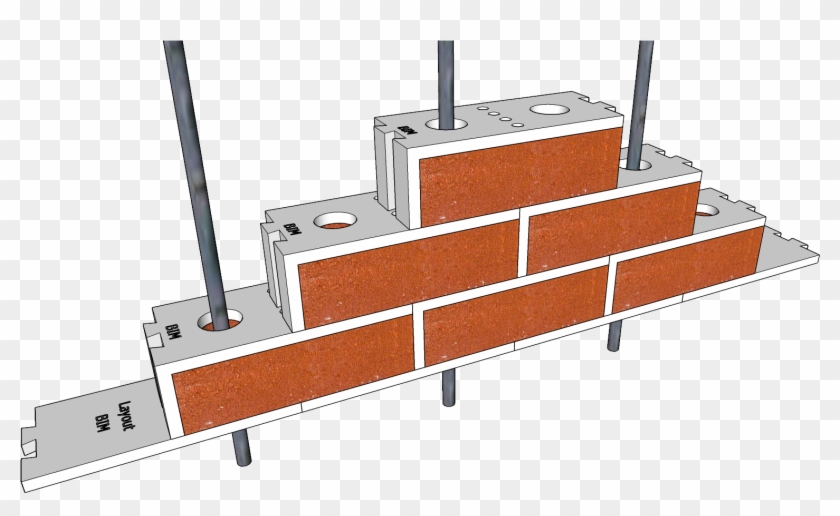 Reinforcedstraightwall - Brickwork Clipart