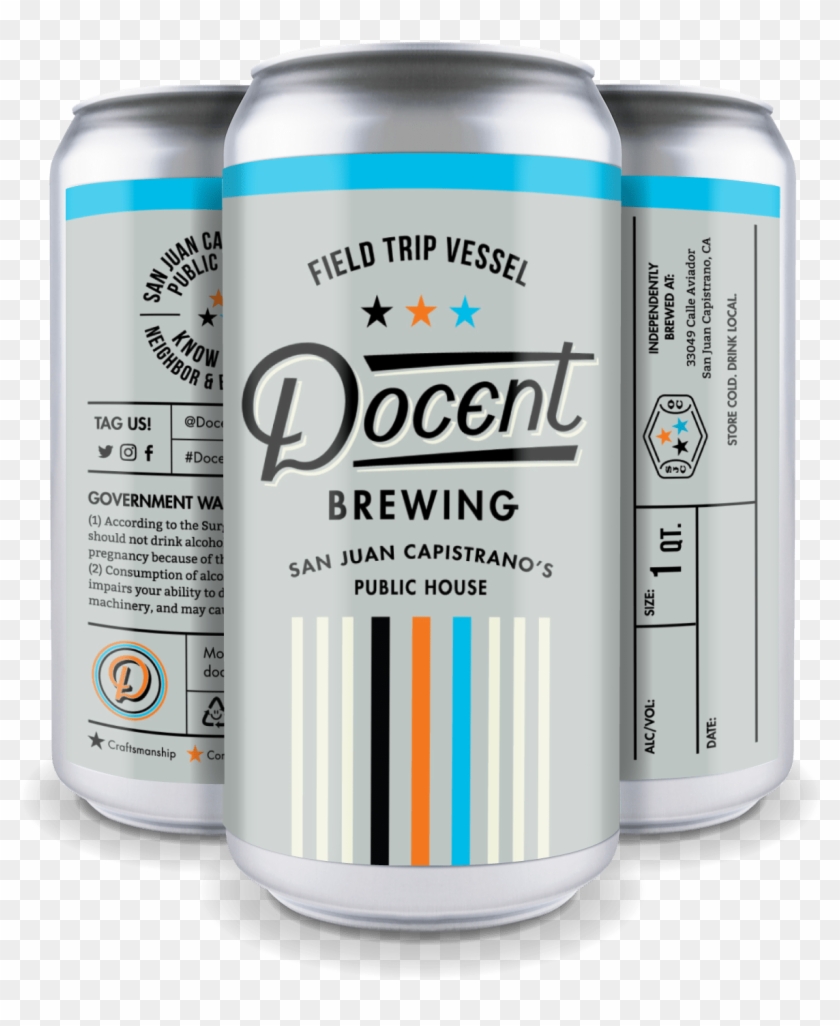 Docent Brewing Branding By Hoodzpah Design - Docent Brewing Crowler Clipart #3587220