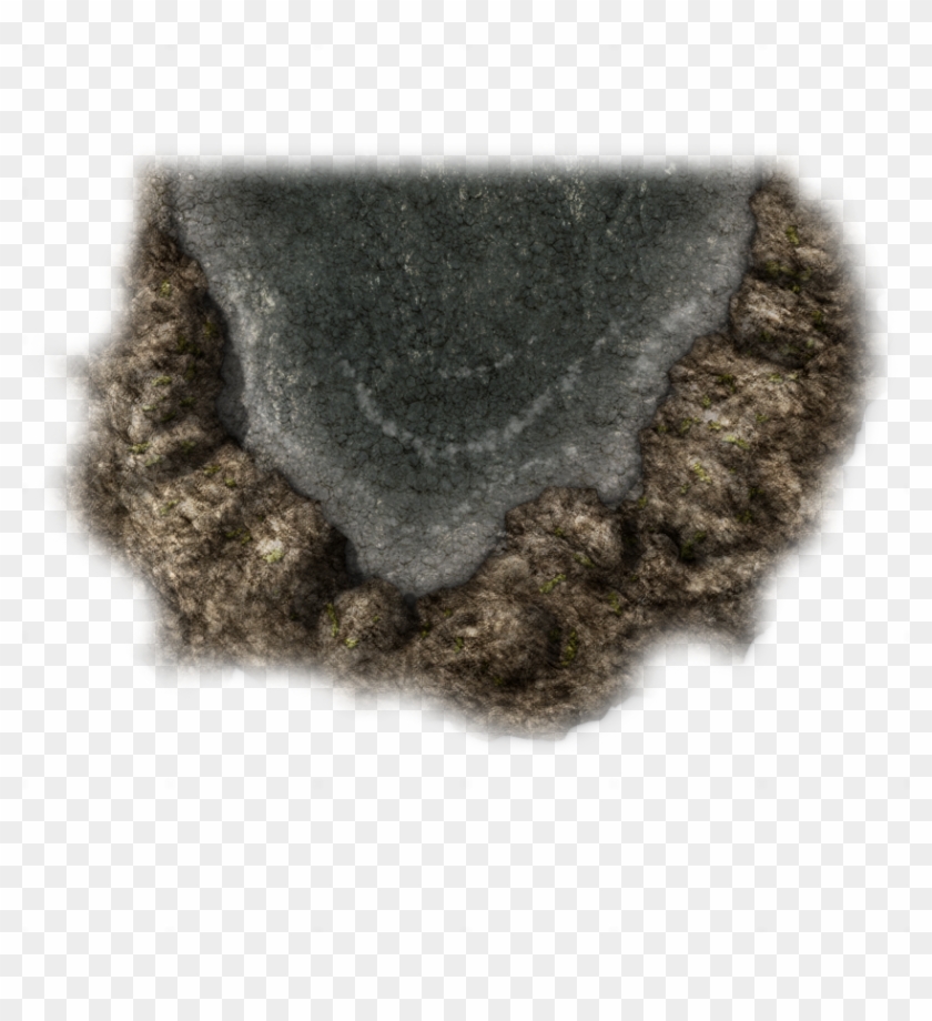 80155-mr River Banked End 2 - Igneous Rock Clipart #3587264