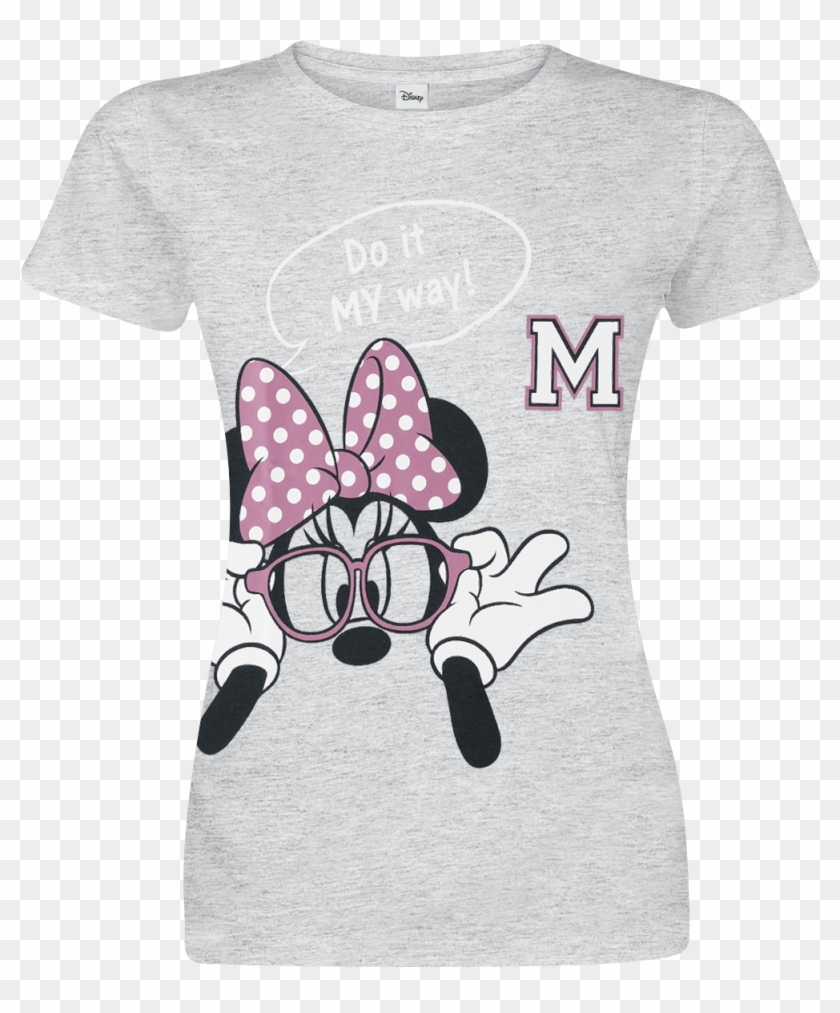 Null Do It My Way Mottled Light Grey T-shirt 353077 - Butterfly Clipart #3587462