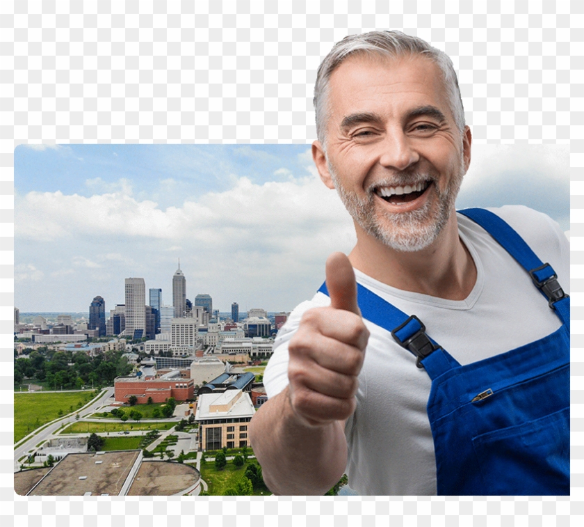 Local Guys You Can Trust - Smiling Repair Man Clipart