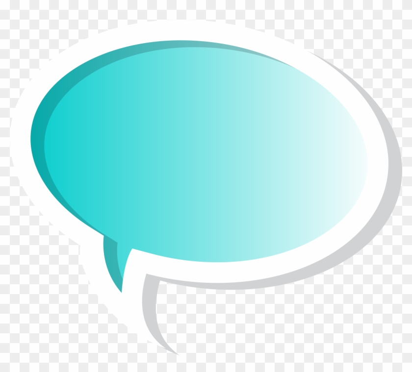 Speech Bubble Blue Png Clip Art Image Gallery - Circle Transparent Png #3587801