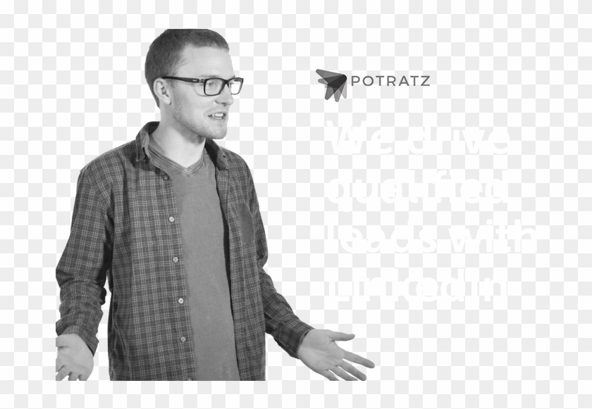 We Drive Qualified Leads With Linkedin - Standing Clipart #3587909