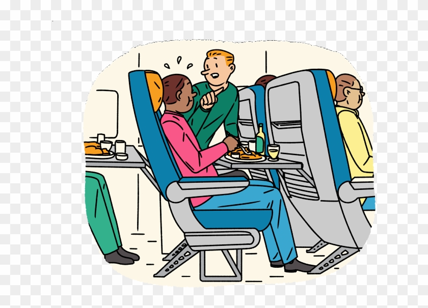 H Post Travel Dos And Donts 1 Dinnerservice Plane Final - Chair Clipart #3587934