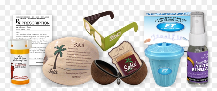 Pill Bottle & Prescription, Coconut, 3d Glasses, Trash - Pill Bottle Clipart #3588083