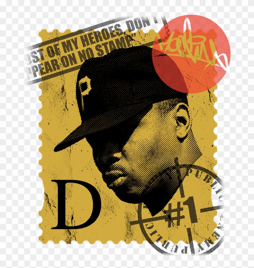 Chuck 'd' Stamp - Postage Stamp Clipart