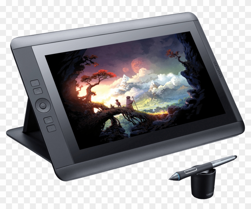 Wacom Cintiq 13hd Creative Pen And Touch Tablet - Drawing Tablet Clipart #3588228