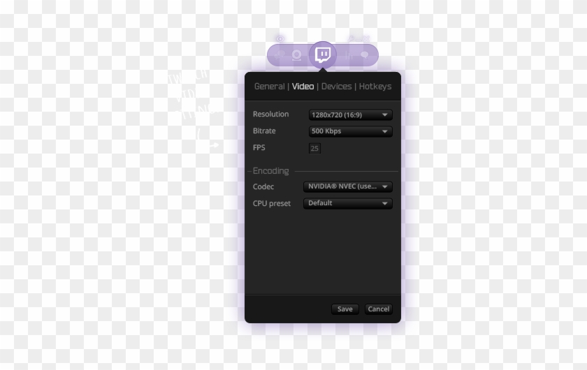 Twitch Video Settings - Smartphone Clipart #3588599