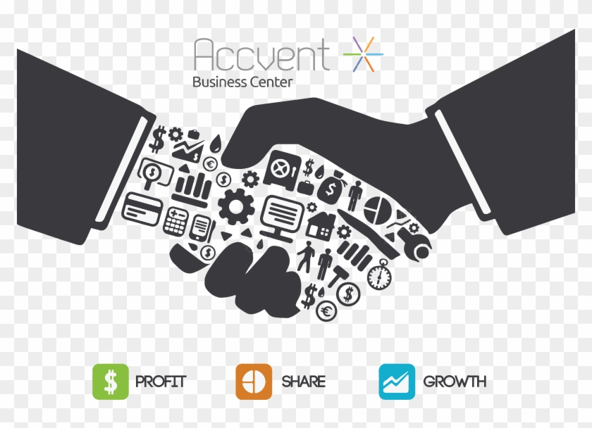 Handshake - Digital Cooperation Clipart #3588734