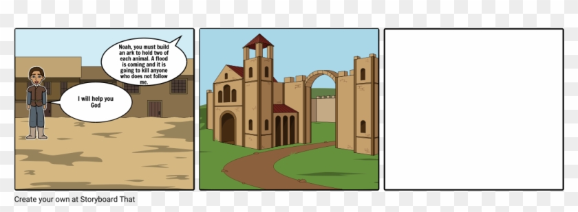 The Story Of Noah - Black Death Stages Cartoon Clipart #3588952