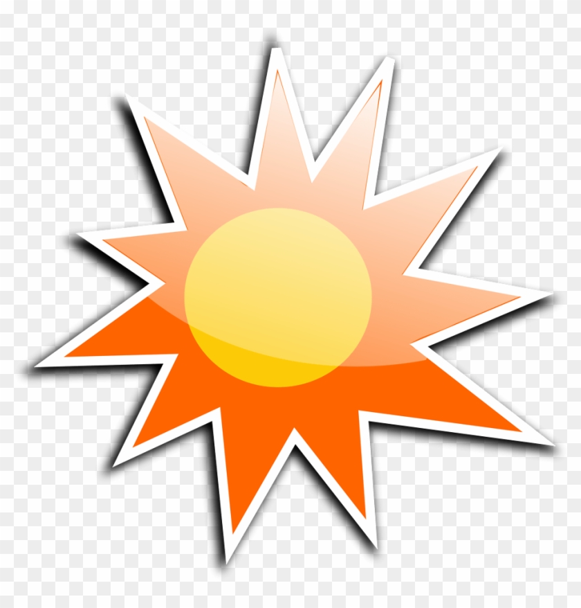 Sun Clip Art With Transparent Background - Güneş Yildizli Logo - Png Download