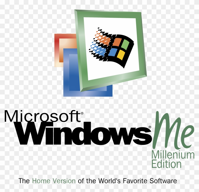 Microsoft Windows Millenium Edition Logo Png Transparent - Windows Millennium Edition Logo Clipart #3589178