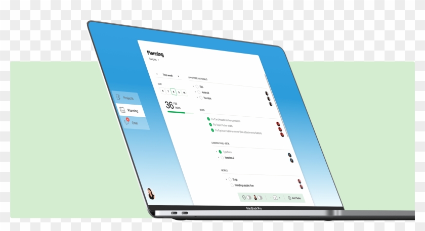 Stay On Top Of Your Projects With Weekly Planning - Flat Panel Display Clipart