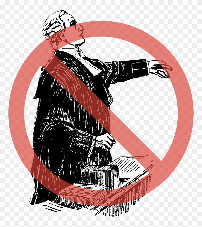 No Legal Threats - Lawyer Clip Art - Png Download
