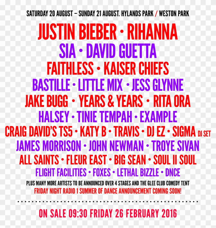 Rihanna And Justin Bieber Are The Official Headliners, - Zumba Clipart