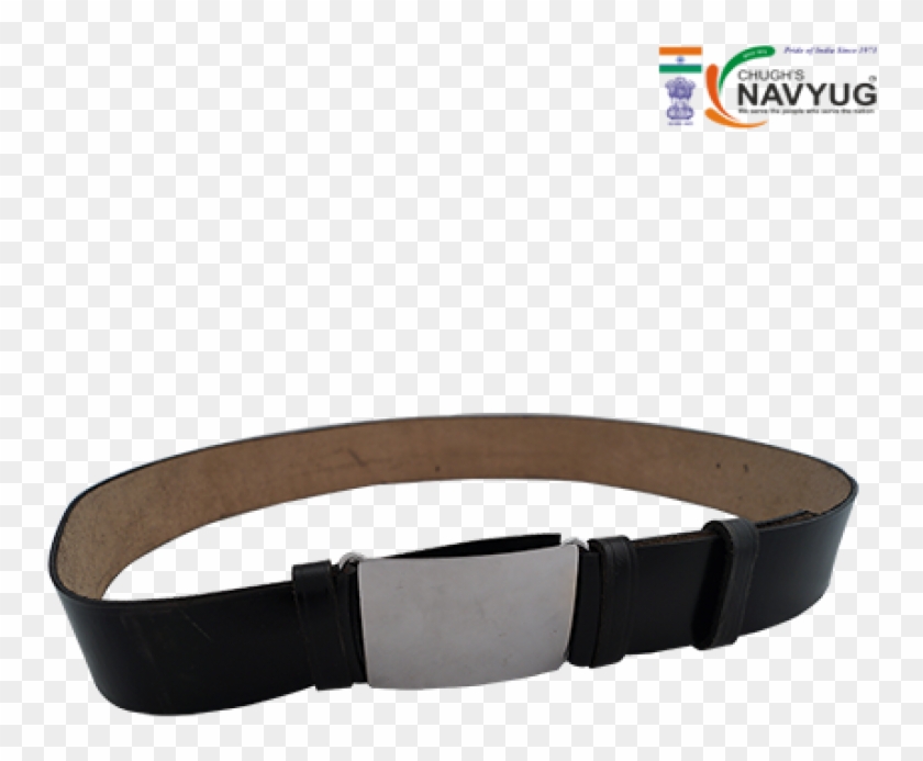 Leather Belt Black 2 Inch Width With Buckle-1000x1000 - Ncc Leather Belt Black Clipart