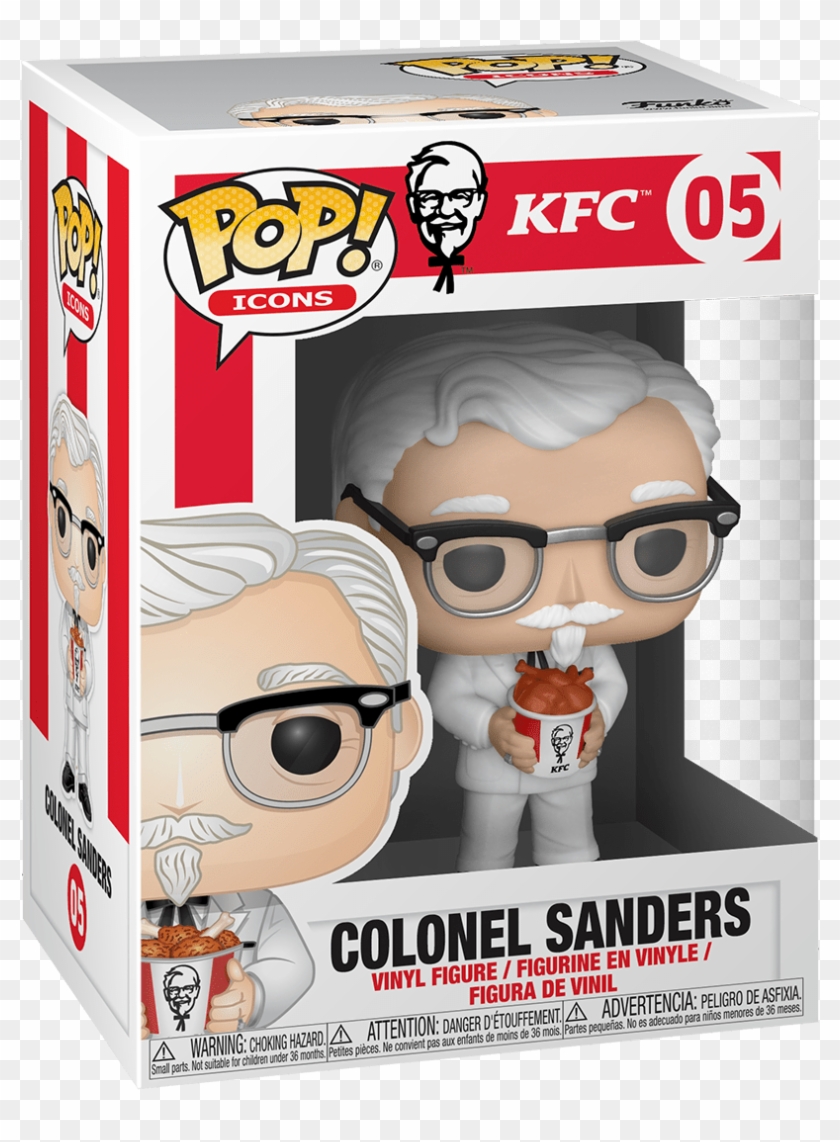 The Colonel's Official Debut As A Funko Figurine Features - Colonel Sanders Funko Clipart