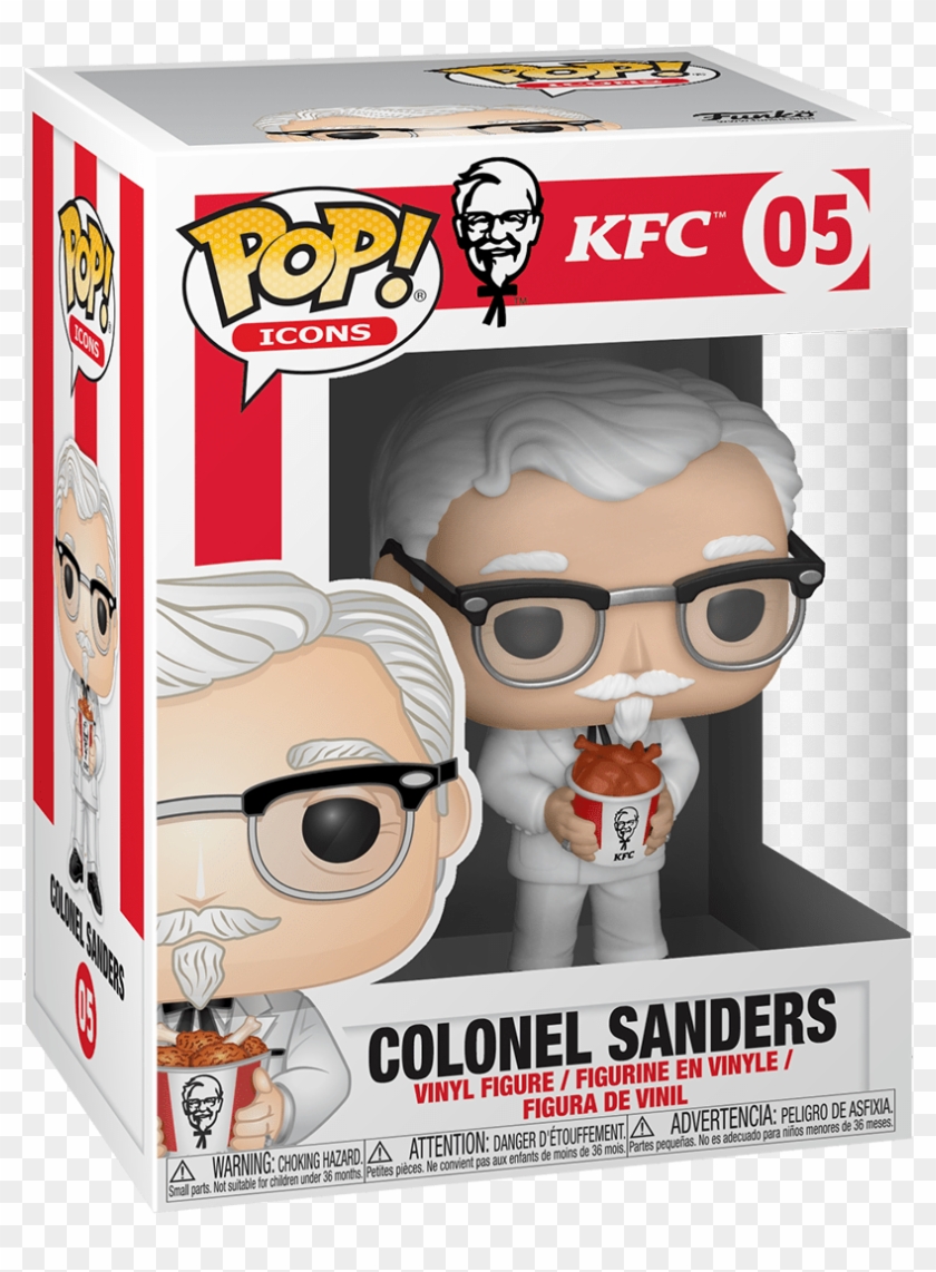 The Colonel's Official Debut As A Funko Figurine Features - Colonel Sanders Funko Clipart #3590124