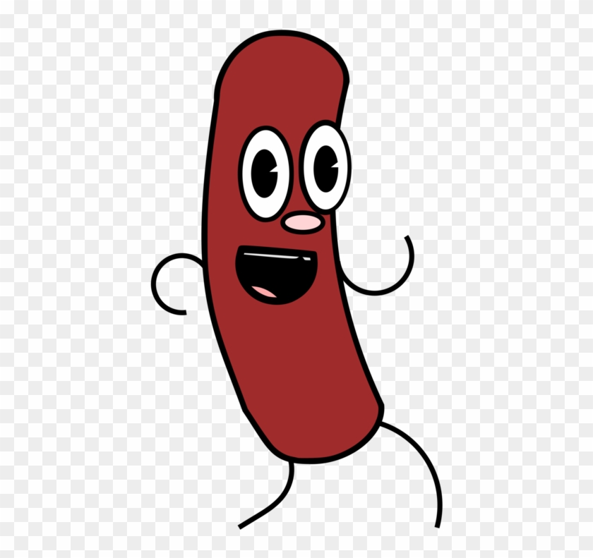Hot Dog Cartoon Nose Area - Hot Dog Cartoon Clipart