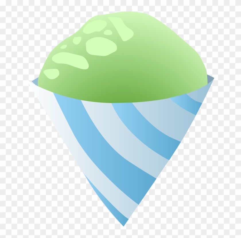 Ice Cream Cones Slush Snow Cone - Snow Cone Clipart #3591504
