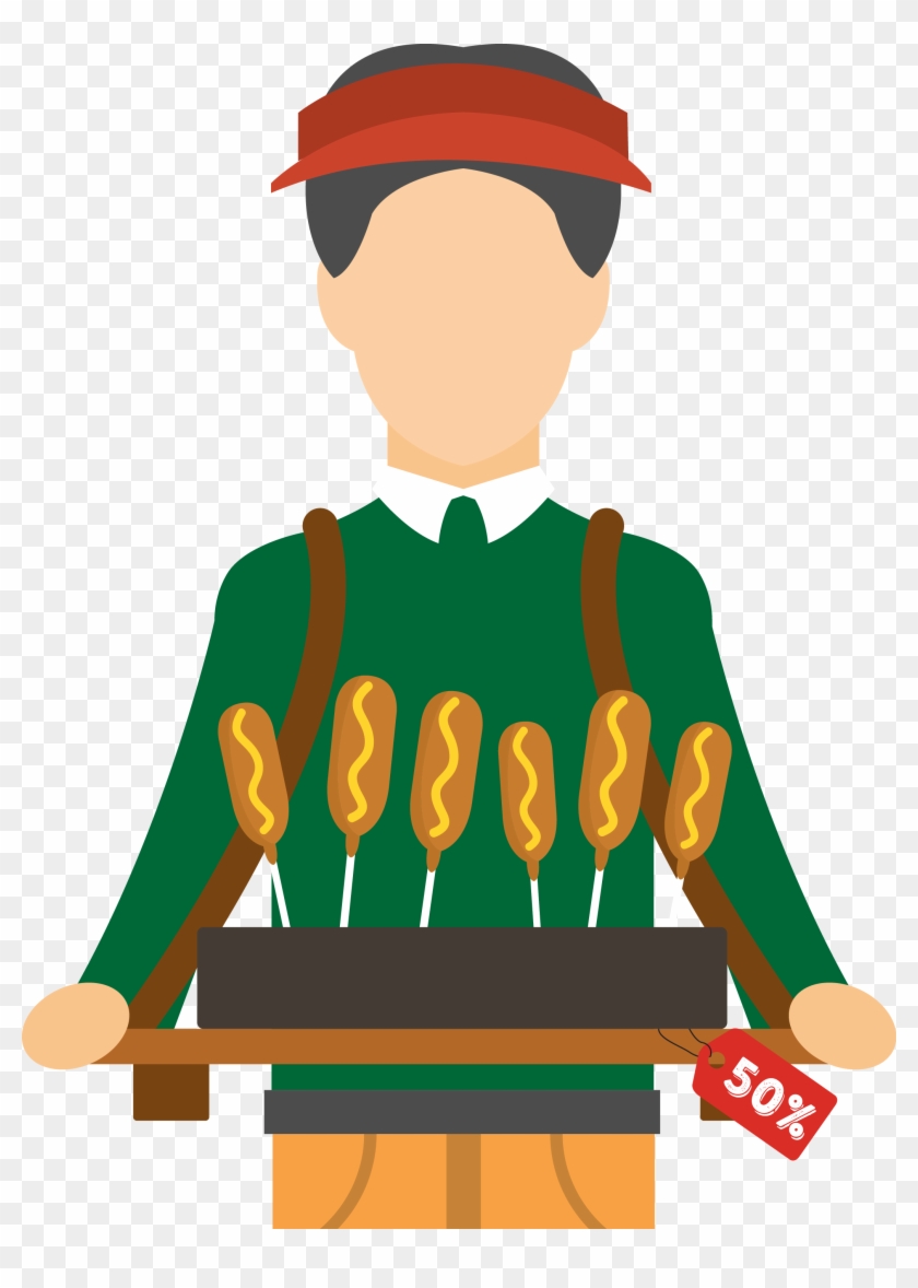 Hot Dog Sausage Hamburger Fast Food French Fries - Comiendo Hot Dog Png Clipart