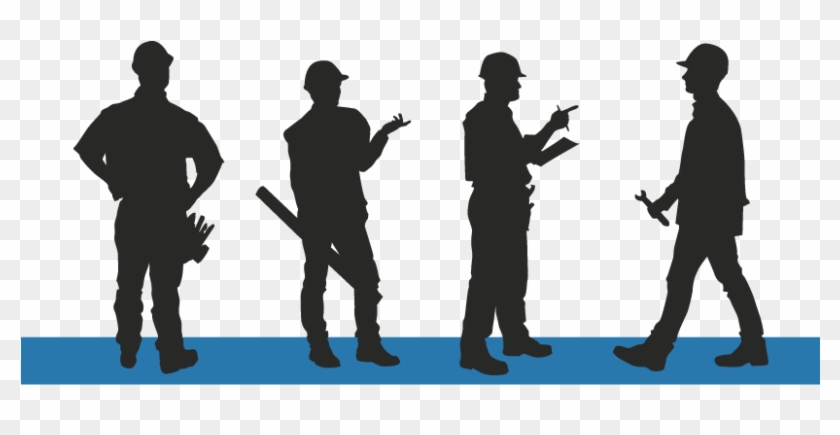 However, We Should Not Conflict Lone Workers And Distant - Construction Workers Silhouette Clipart