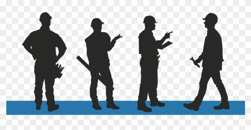 However, We Should Not Conflict Lone Workers And Distant - Construction Workers Silhouette Clipart #3592021