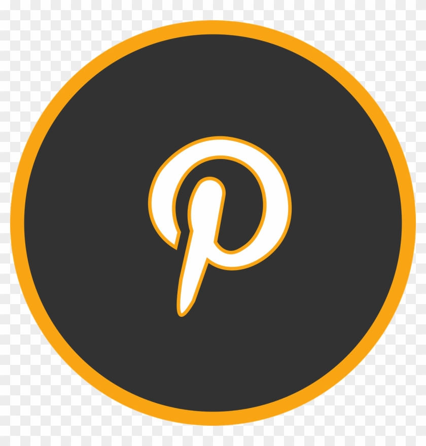 Social Networking Icon Icon Pinterest Pinterest - Social Icons Glossy Gold Pinterest Icon Clipart #3592405