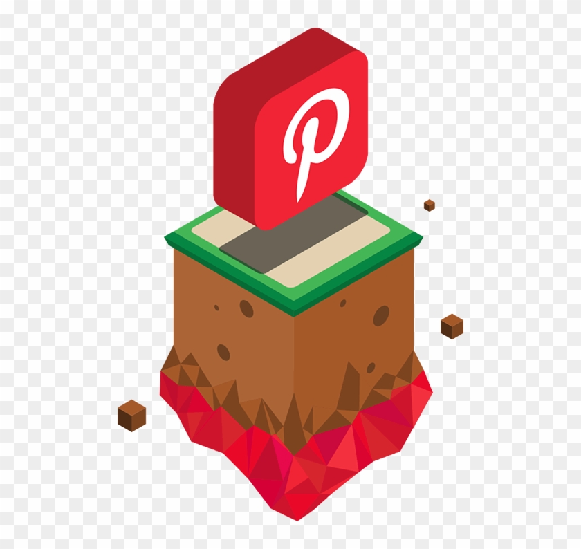 Floating Pinterest Icon - Illustration Clipart #3592453