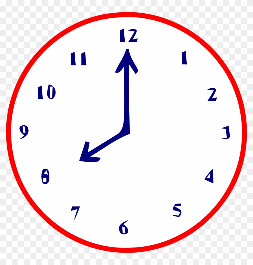 8 O Clock Clip Art Png - Circle Transparent Png #3592589