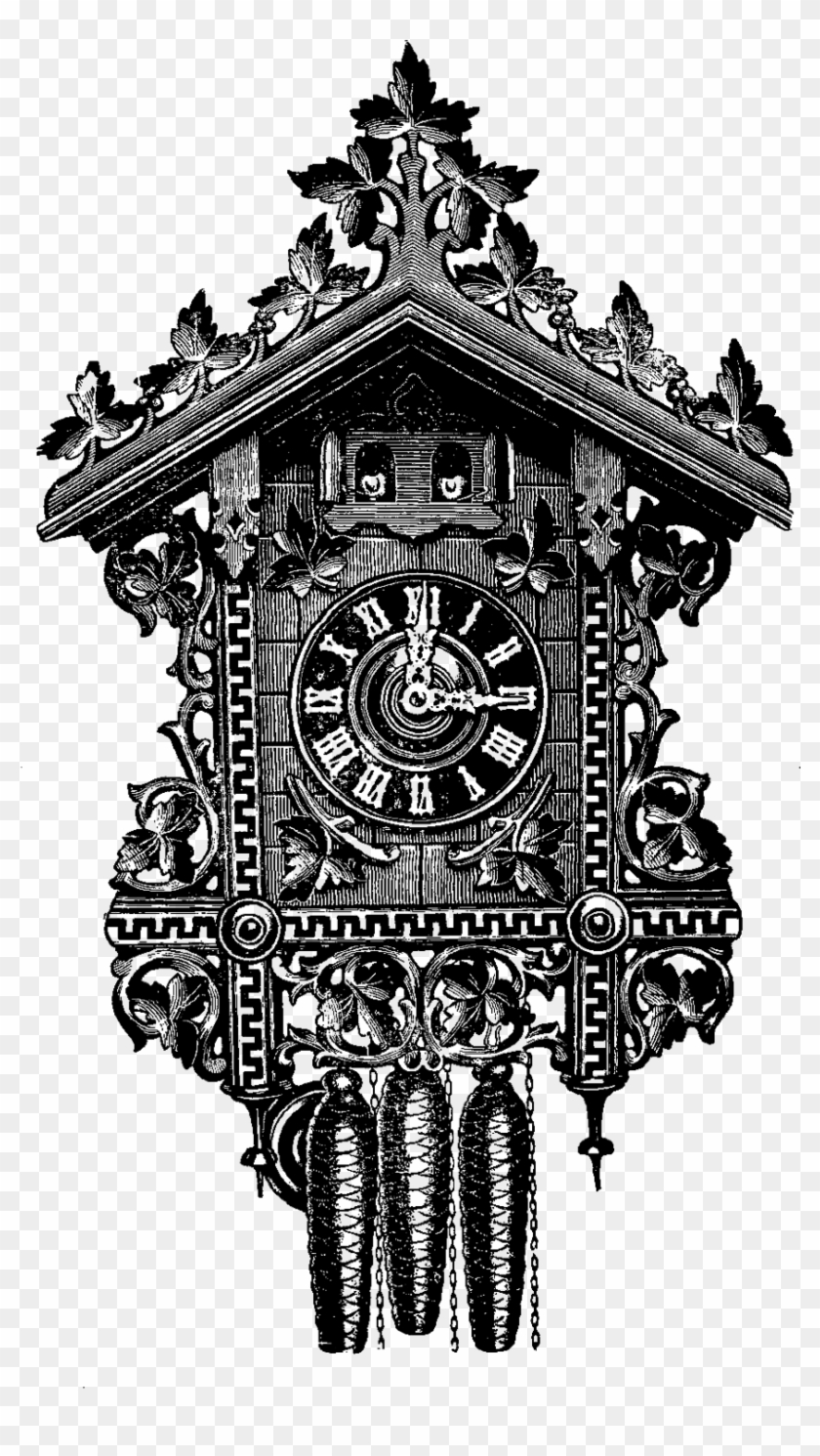 Digital Cuckoo Clock Downloads - Cuckoo Clock Clipart #3592736