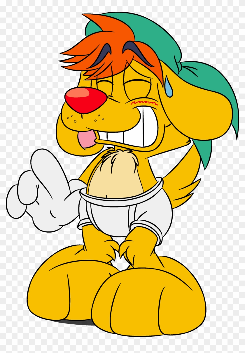 Ams - Embarrassed Pup - Cartoon Clipart