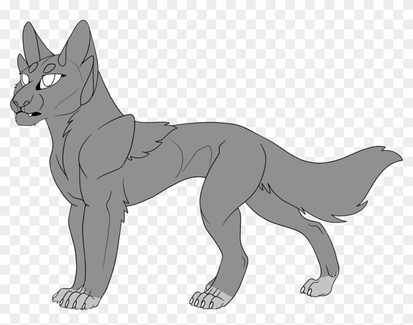 Toes - Kunming Wolfdog Clipart