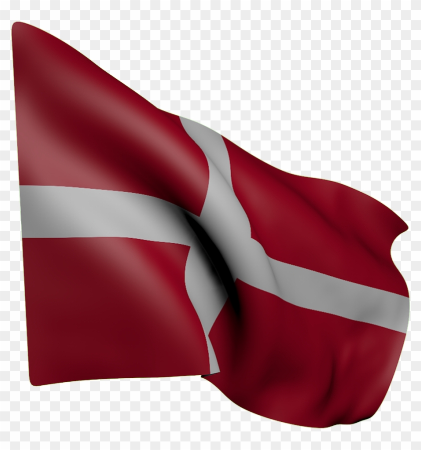 Flag Denmark Red White - Drapeau Danemark Png Clipart
