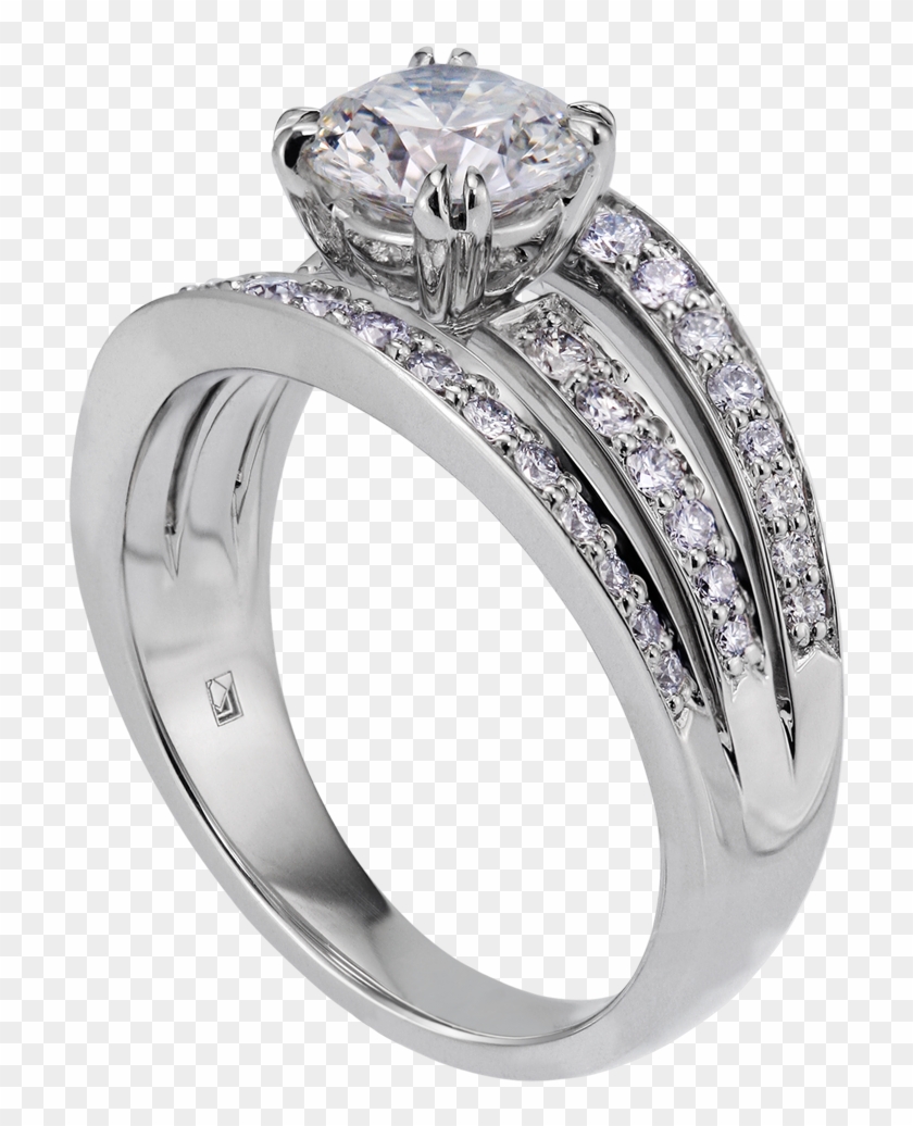 View A Small Sampling Of Our Engagement And Wedding - Solitaire Ring Band Designs Clipart