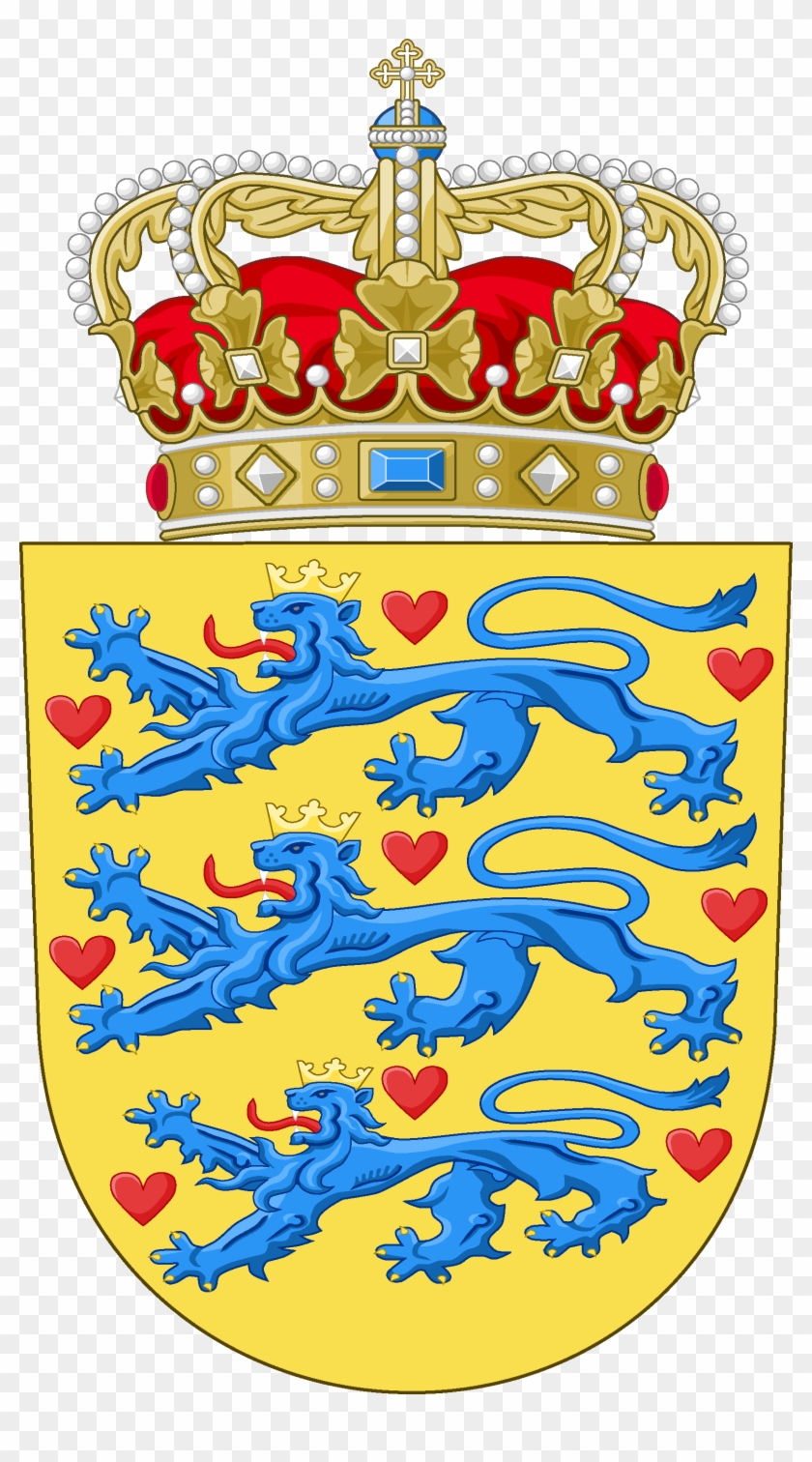Denmark Flag [danish] - Denmark Coat Of Arms Clipart