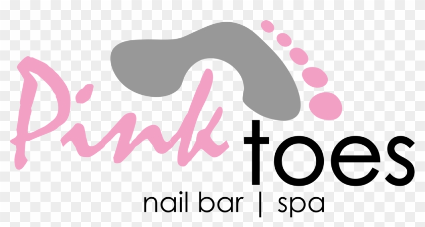 Pink Toes Logo Final - Sony Ericsson F305 Pink Clipart