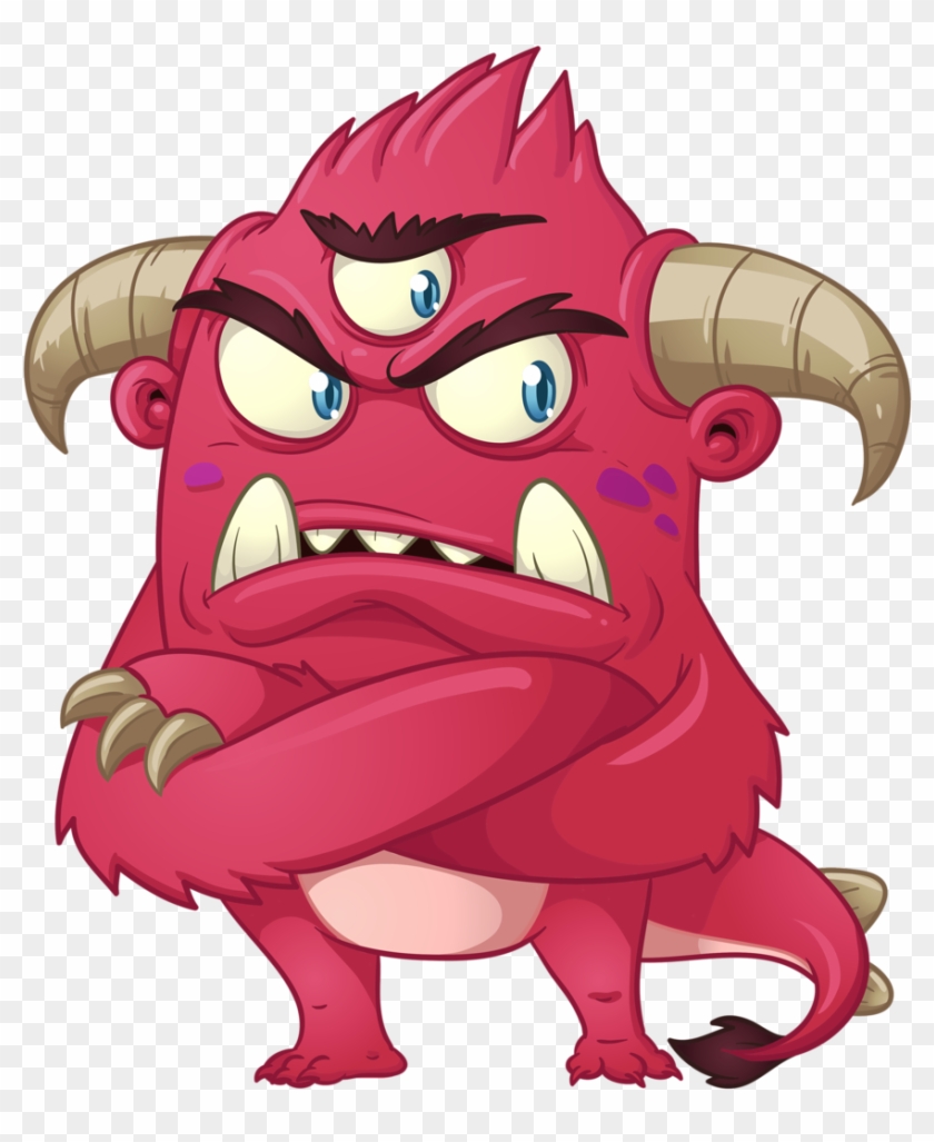 Monster * Robots - Cartoon Pink Monster Clipart #3594255