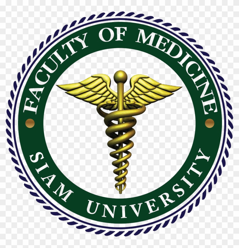 Faculty Of Medicine, Siam University Logo Png - Caduceus As A Symbol Of Medicine Clipart