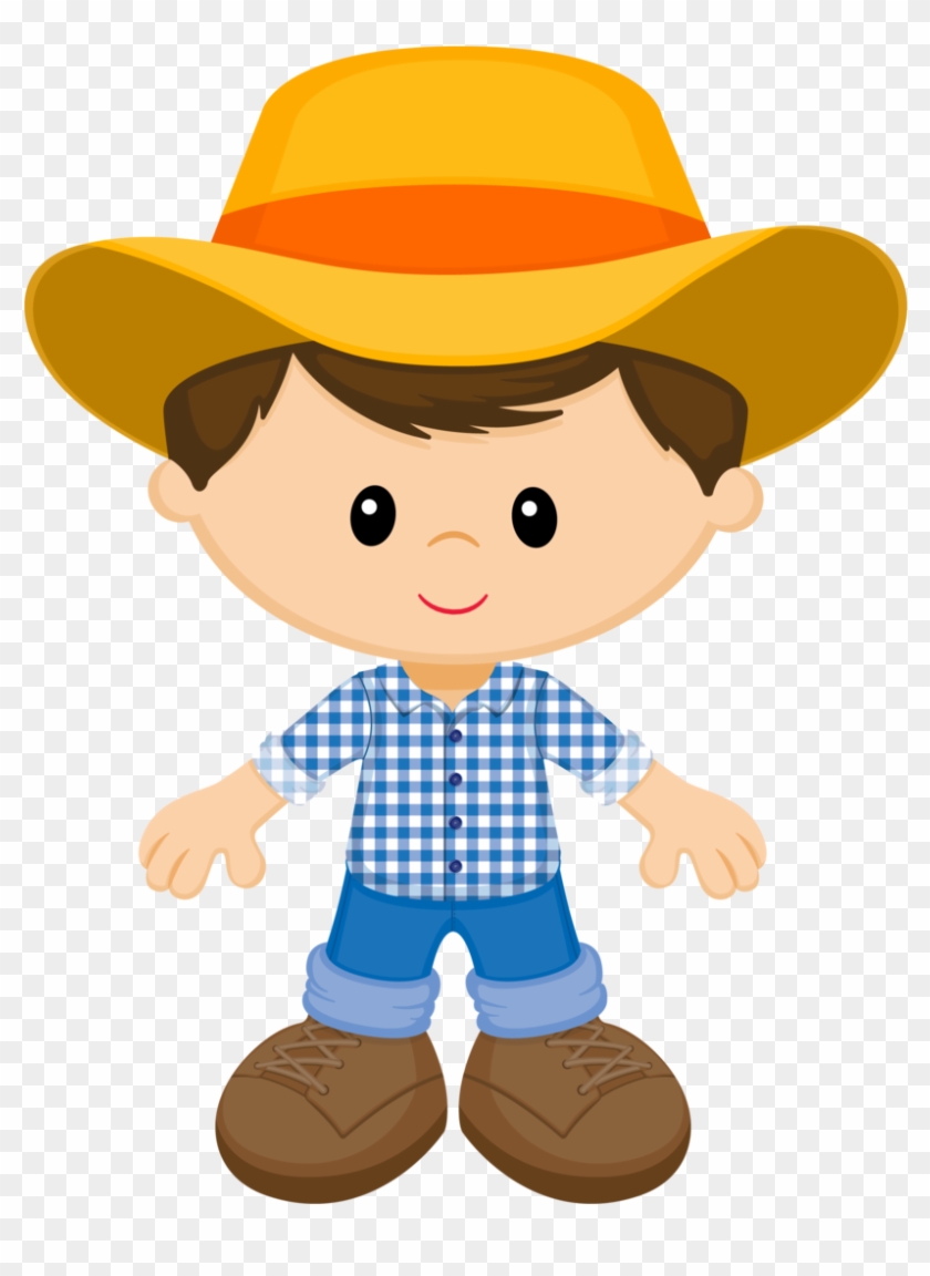 Farmer Boy A 4 - Cute Farmer Clipart - Png Download #3594746