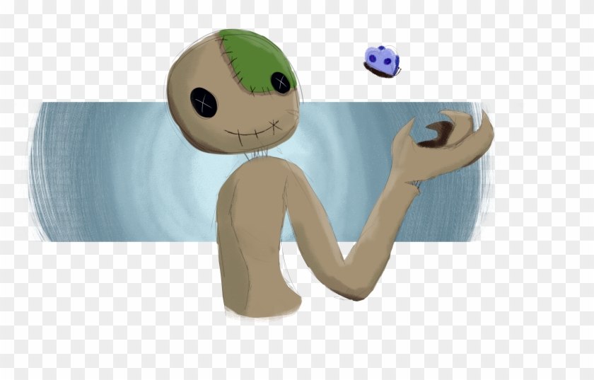 A Weird Monster Doll - Cartoon Clipart #3595048