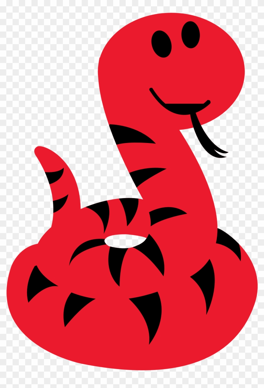 28 Collection Of Red Snake Clipart - Clip Art Red Snake - Png Download