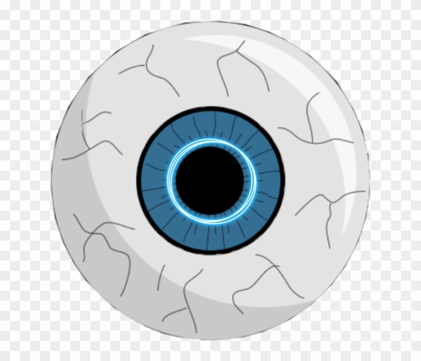 #eye #robot #blue #vains #i - Cartoon Eyeball Clipart #3595393