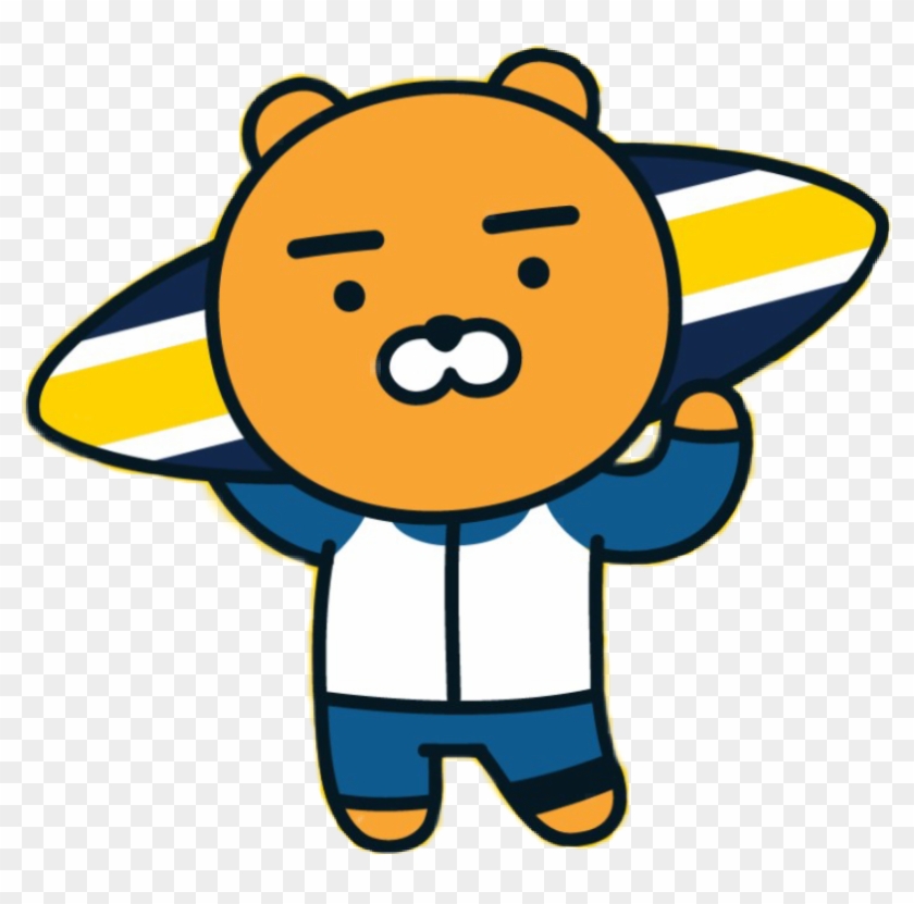 韓国 Korea Character キャラクター Kakaotalk カカオトーク Kakaofriends - Ryan Kakaotalk Clipart #3596542