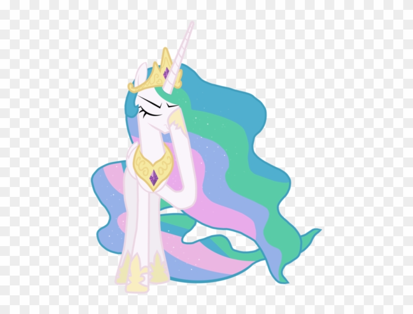Dammit - Princess Celestia Facehoof Clipart